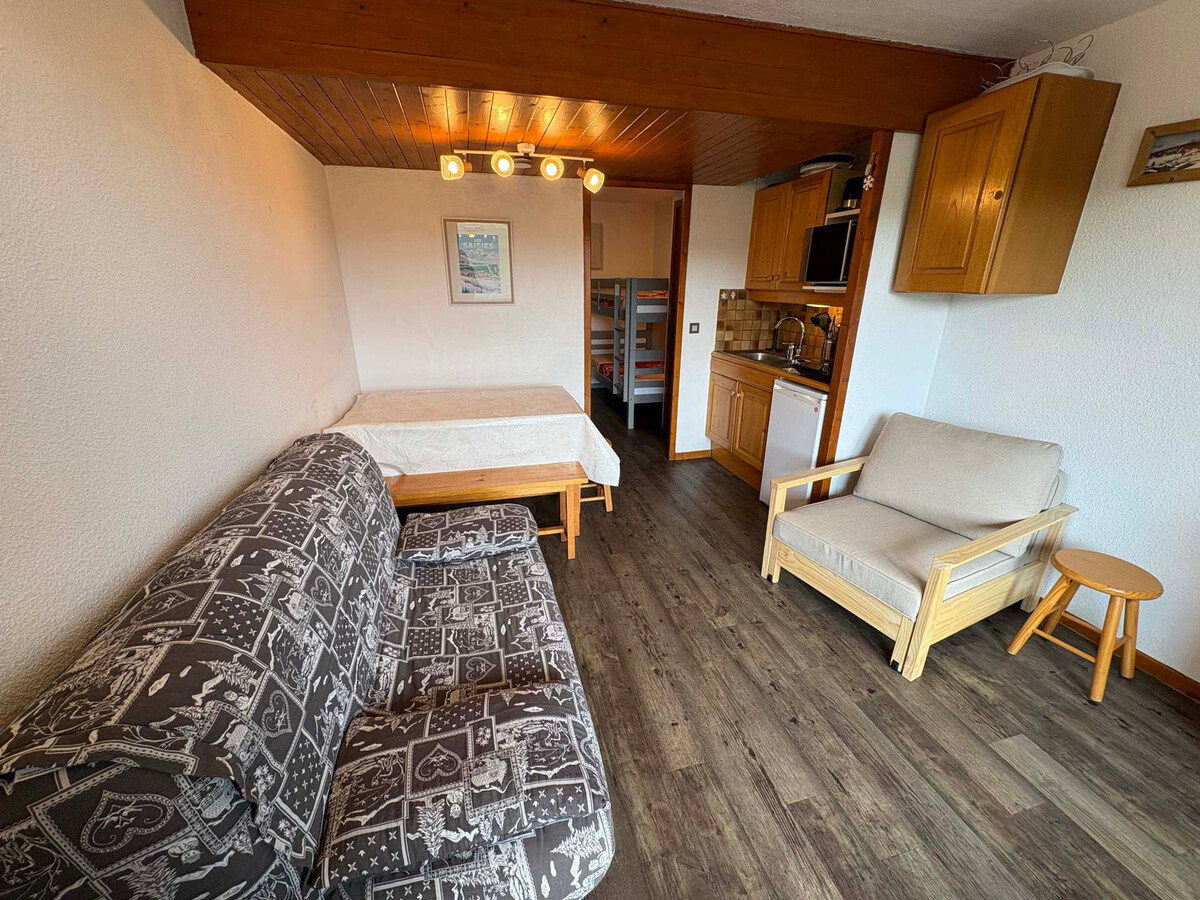 Studio cabine 4 pers plein sud aux Saisies - Photo 12