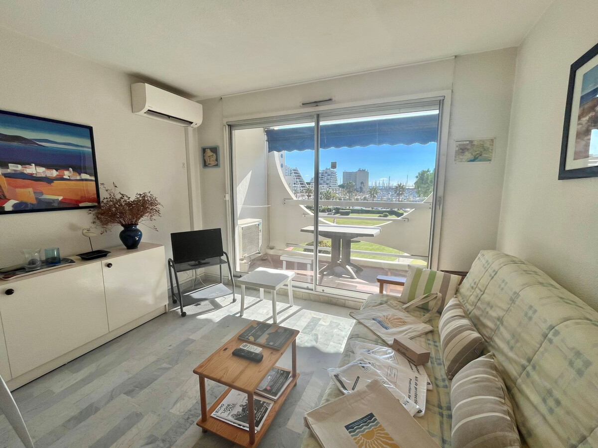 Studio 4 pers. climatisé avec parking, 500m plages - Photo 1