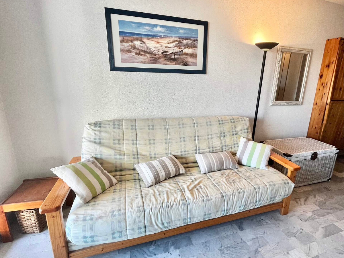 Studio 4 pers. climatisé avec parking, 500m plages - Photo 7