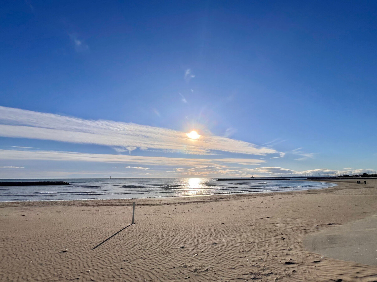 Studio 4 pers. climatisé avec parking, 500m plages - Photo 12