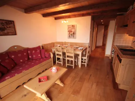 Appartement 2 pièces cabine 6 pers, balcon sud aux Saisies : photo 5