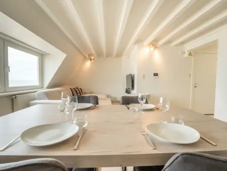 Penthouse mansardé face à la mer, 2 chambres à De Haan : photo 12