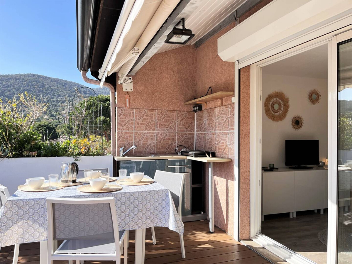 T2 climatisé terrasse 17m² – Le Lavandou - Photo 2