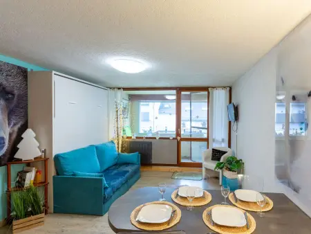 Location appartement à Saint Lary Soulan, Studio pour 4 avec balcon et garage, proche téléphérique Saint-Lary-Soulan