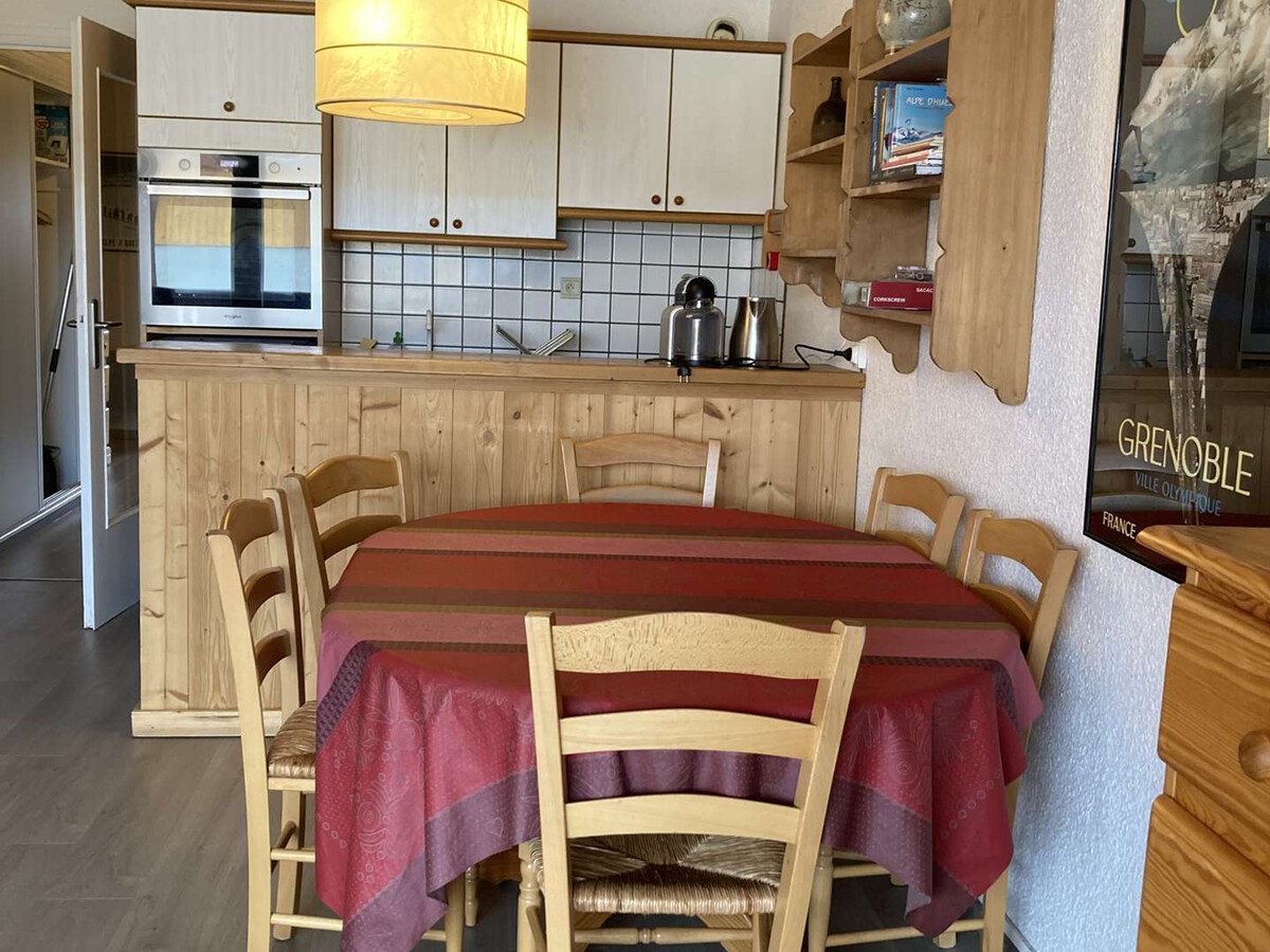 Appart 2 pièces centre Alpe d'Huez, balcon sud, 6 pers. - Photo 12