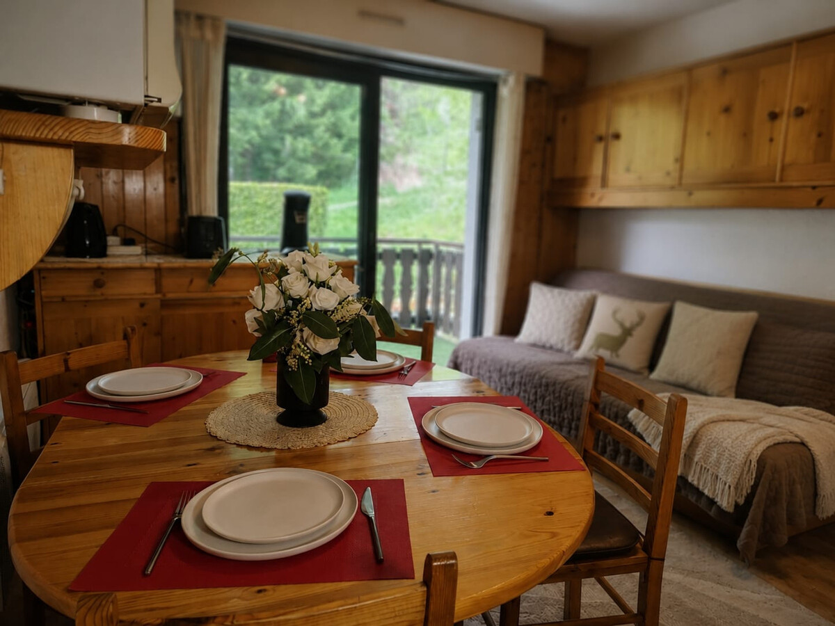 Appart 2 pièces 4 pers, terrasse, parking à Châtel - Photo 1
