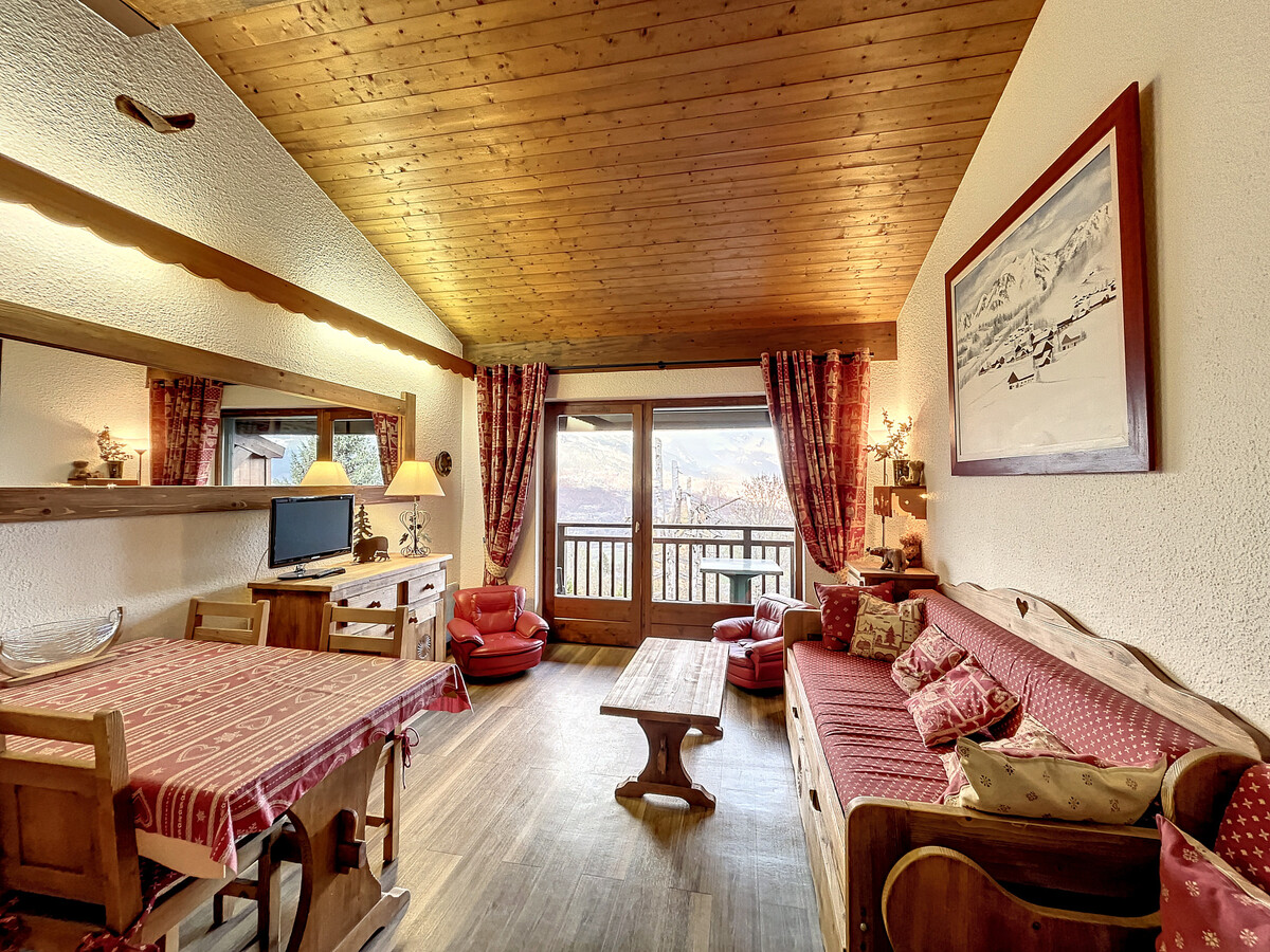 Studio mezzanine centre Combloux, vue Mont-Blanc - Photo 1