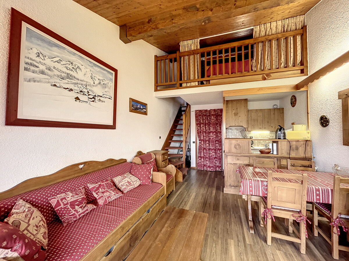 Studio mezzanine centre Combloux, vue Mont-Blanc - Photo 6