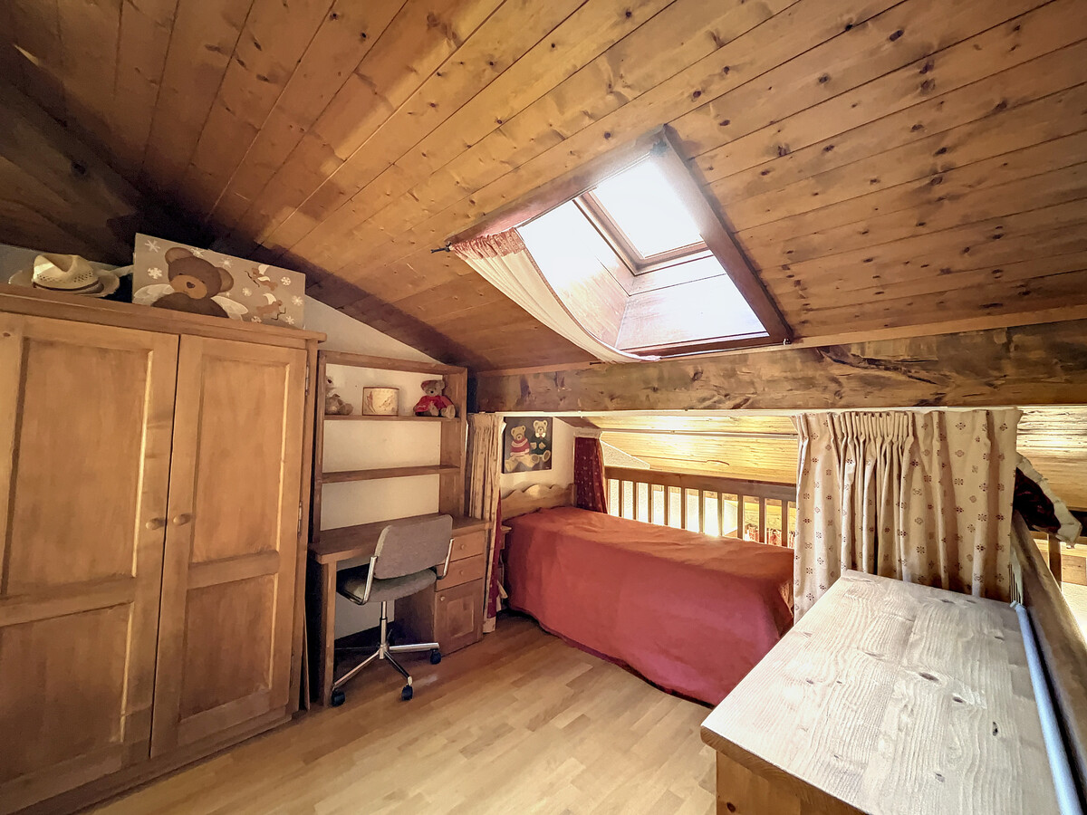 Studio mezzanine centre Combloux, vue Mont-Blanc - Photo 12
