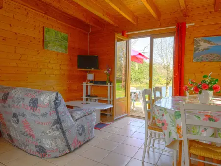 Cottage du Lac, Location Chalet 5 personnes à Camps Saint Mathurin Léobazel - Photo 4