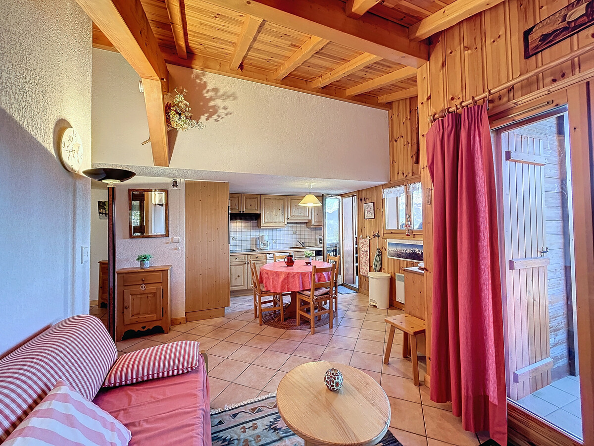 Appartement 4 pers. vue Mont-Blanc, garage et ski bus - Photo 1