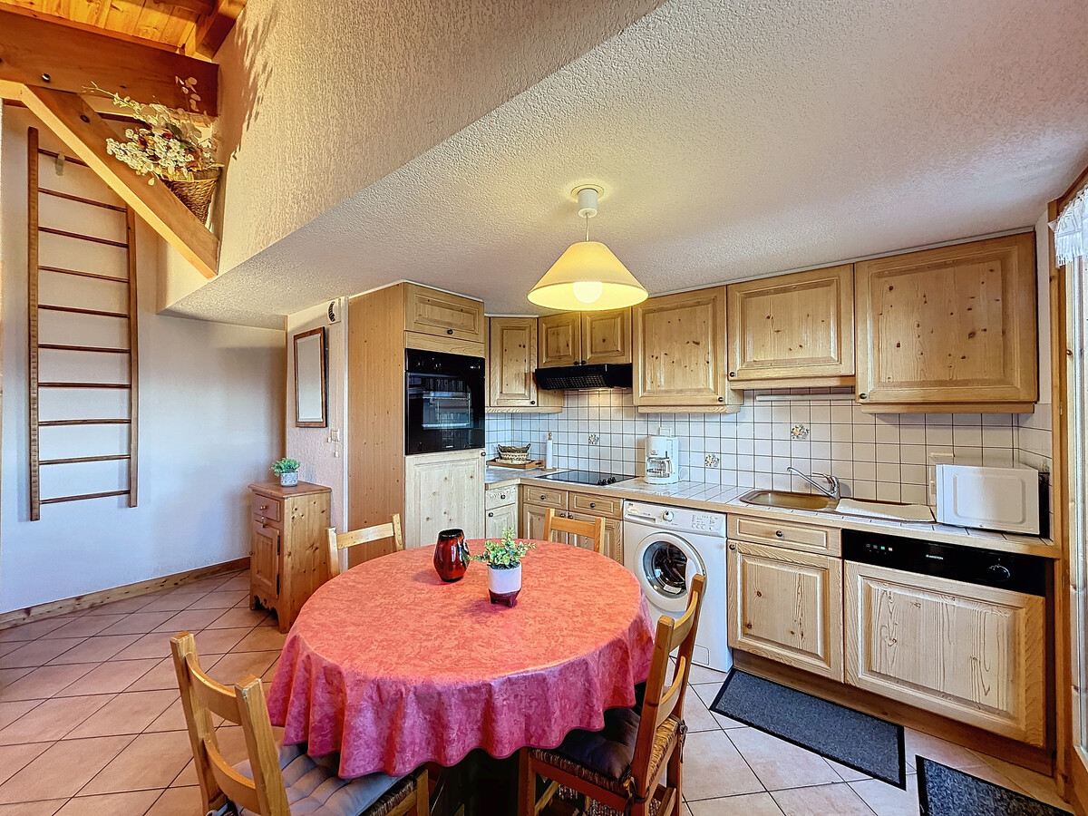 Appartement 4 pers. vue Mont-Blanc, garage et ski bus - Photo 2
