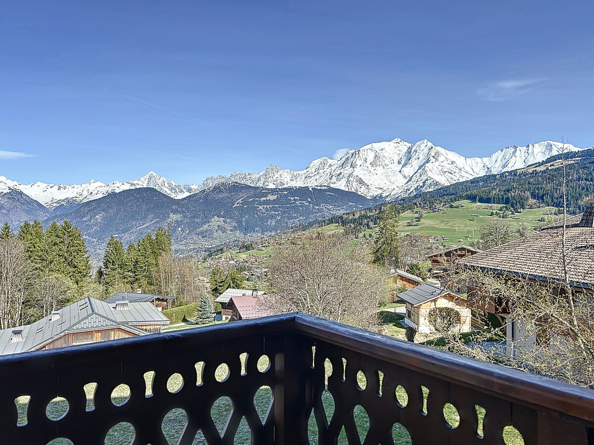 Appartement 4 pers. vue Mont-Blanc, garage et ski bus - Photo 3