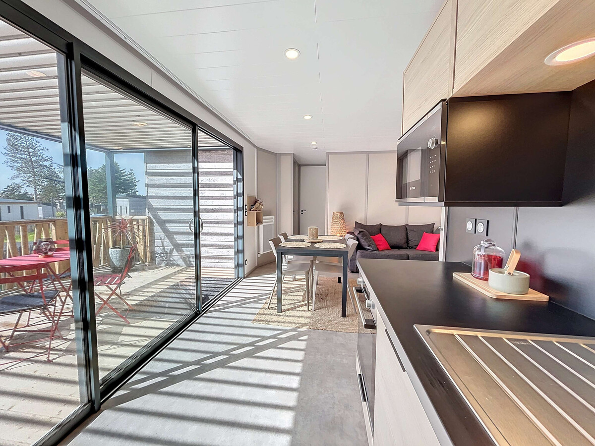 Chalet 4 pers à Jullouville - Piscine chauffée, parc l'Edune - Photo 2