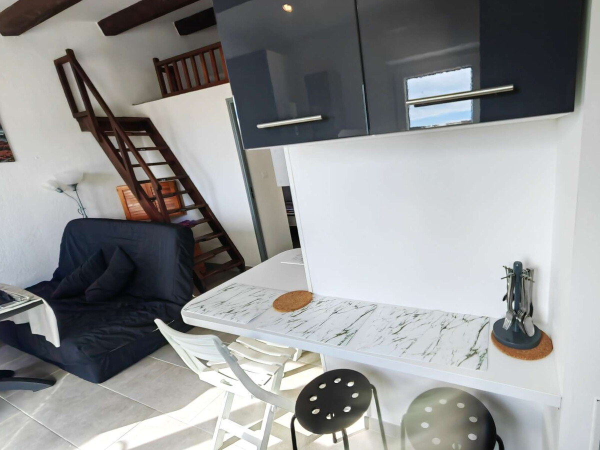 Studio mezzanine 4 pers en pinède, 900m plage Cap d'Agde - Photo 4