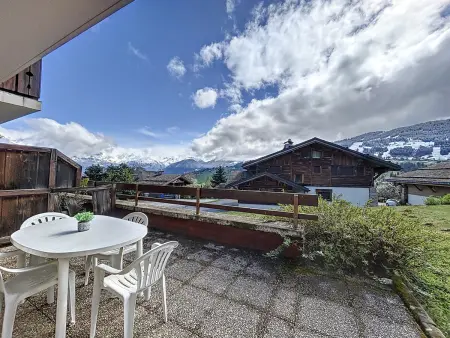 Appartement 2 ch Demi-Quartier : terrasse vue Mont Blanc : photo 4