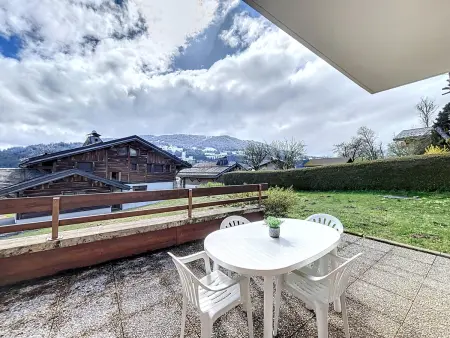 Appartement 2 ch Demi-Quartier : terrasse vue Mont Blanc : photo 11