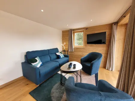 Appartement moderne 46,80 m² terrasse Sud-Ouest aux Gets : photo 3