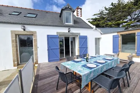 Holiday home in Plougasnou Baie de Morlaix, Maison à Terenez avec Vue sur le Port - Photo 1