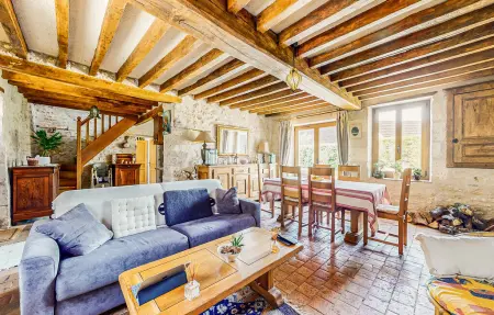 Maison de campagne Lainsecq, 8 personnes, jardin 600 m² : photo 3