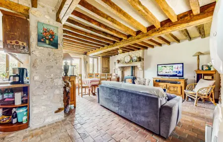 Maison de campagne Lainsecq, 8 personnes, jardin 600 m² : photo 4