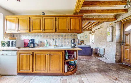 Maison de campagne Lainsecq, 8 personnes, jardin 600 m² : photo 13
