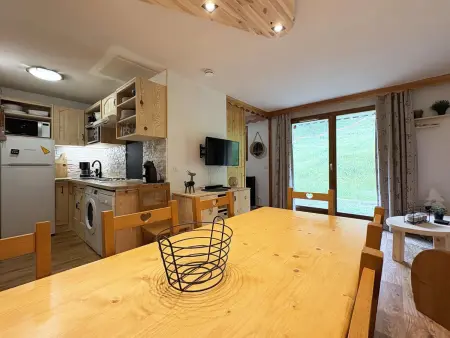Appart 3 pièces 8 pers aux Orres 1800 - Piscine & sauna - Photo 2