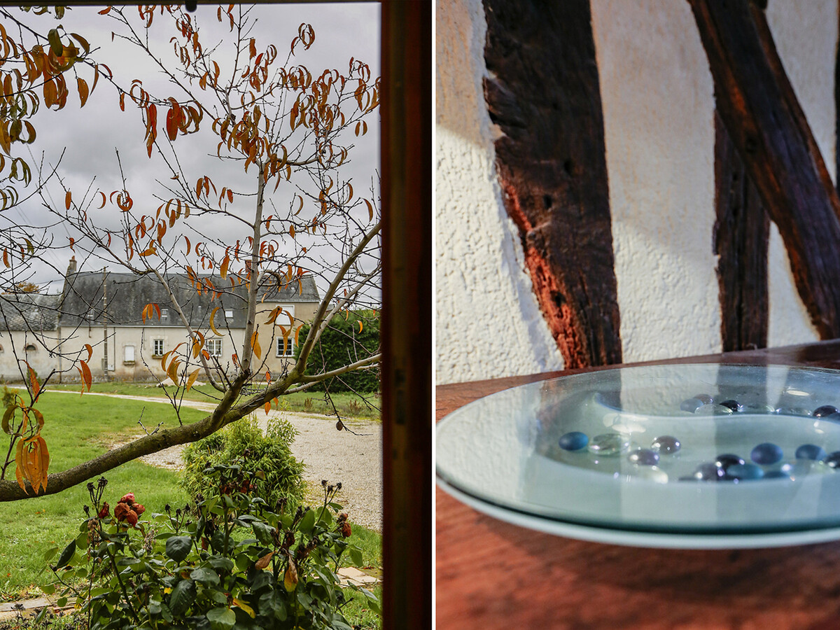 Gîte restauré 8 pers. à Crucheray, jardin et cheminée - Photo 6