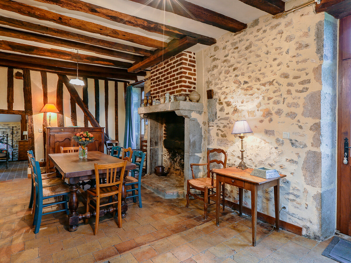 Gîte restauré 8 pers. à Crucheray, jardin et cheminée - Photo 8