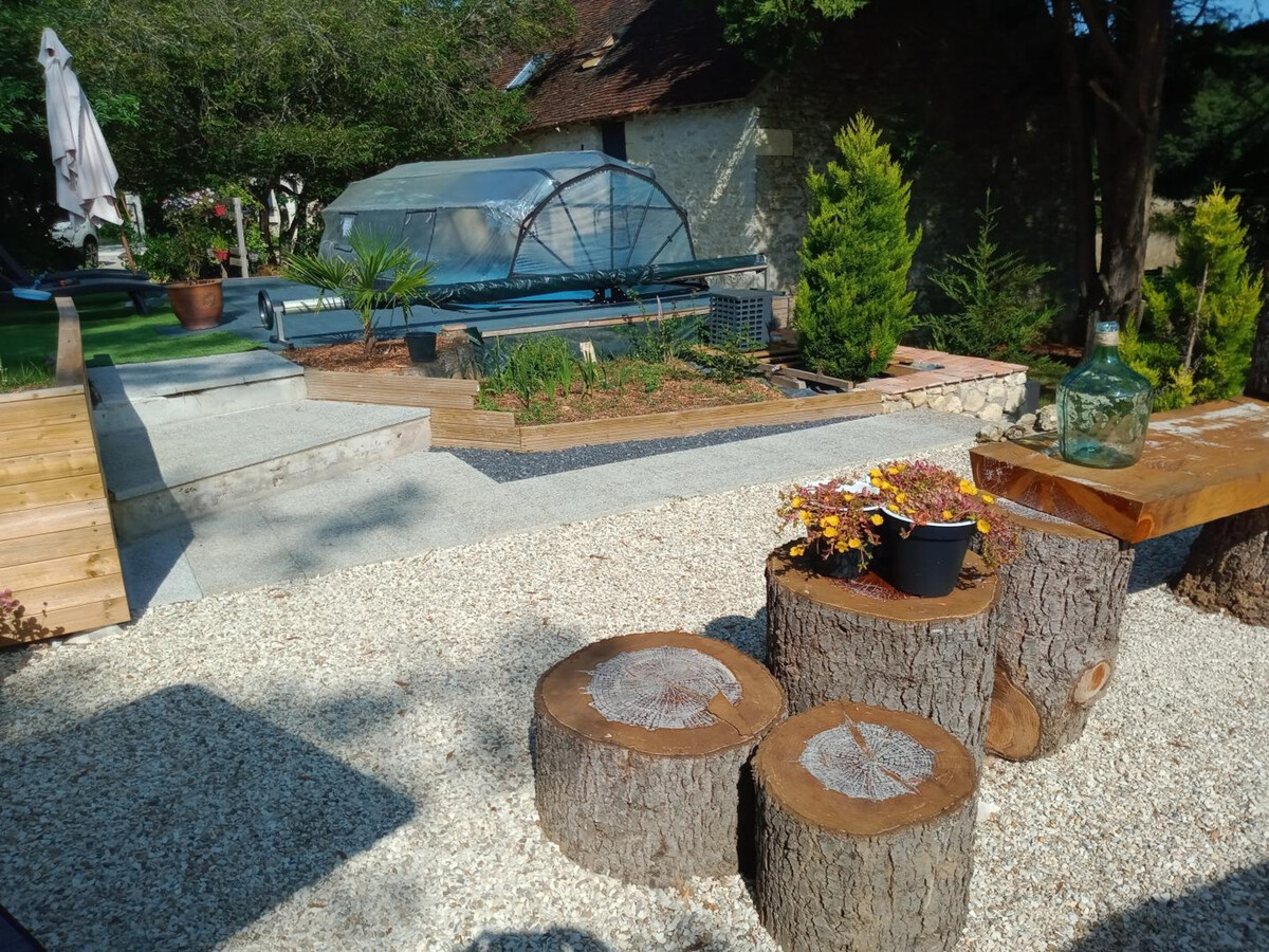Gîte des Geais avec piscine chauffée à Faverolles-sur-Cher - Photo 23