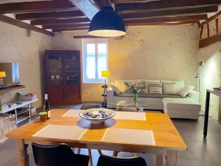 Location gite à Le Controis en Sologne, Gîte tout confort avec grand jardin, cheminée, clim et WIFI, proche châteaux de la Loire et ZooParc de Beauval