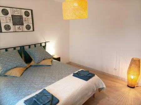 Gîte climatisé 2 pers. jardin 1 hectare, cheminée : photo 11