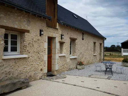 Gîte de 10 personnes à la ferme avec animaux et cheminée : photo 2