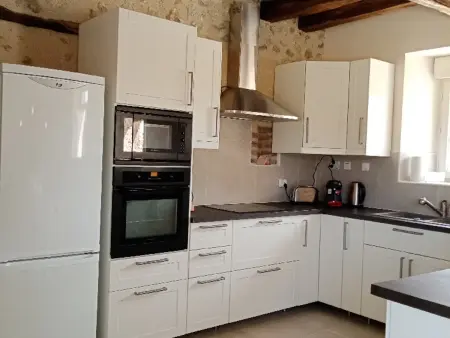 Gîte de 10 personnes à la ferme avec animaux et cheminée : photo 4