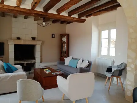 Gîte de 10 personnes à la ferme avec animaux et cheminée : photo 7