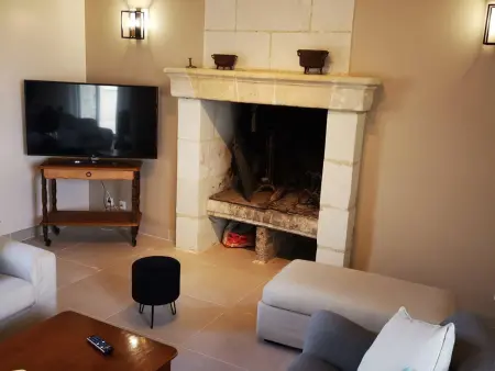 Gîte de 10 personnes à la ferme avec animaux et cheminée : photo 9