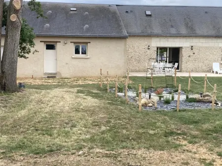 Gîte de 10 personnes à la ferme avec animaux et cheminée : photo 17